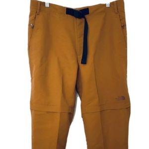 The North Face Men's Belted HikingZip Off ConvertibleBrownPantsSize 34